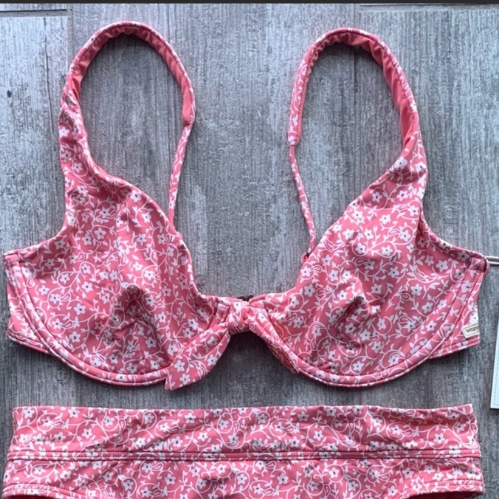 Billabong x Wrangler Women Lil Sweet One Underwire Bikini Top - Picture 8 of 10